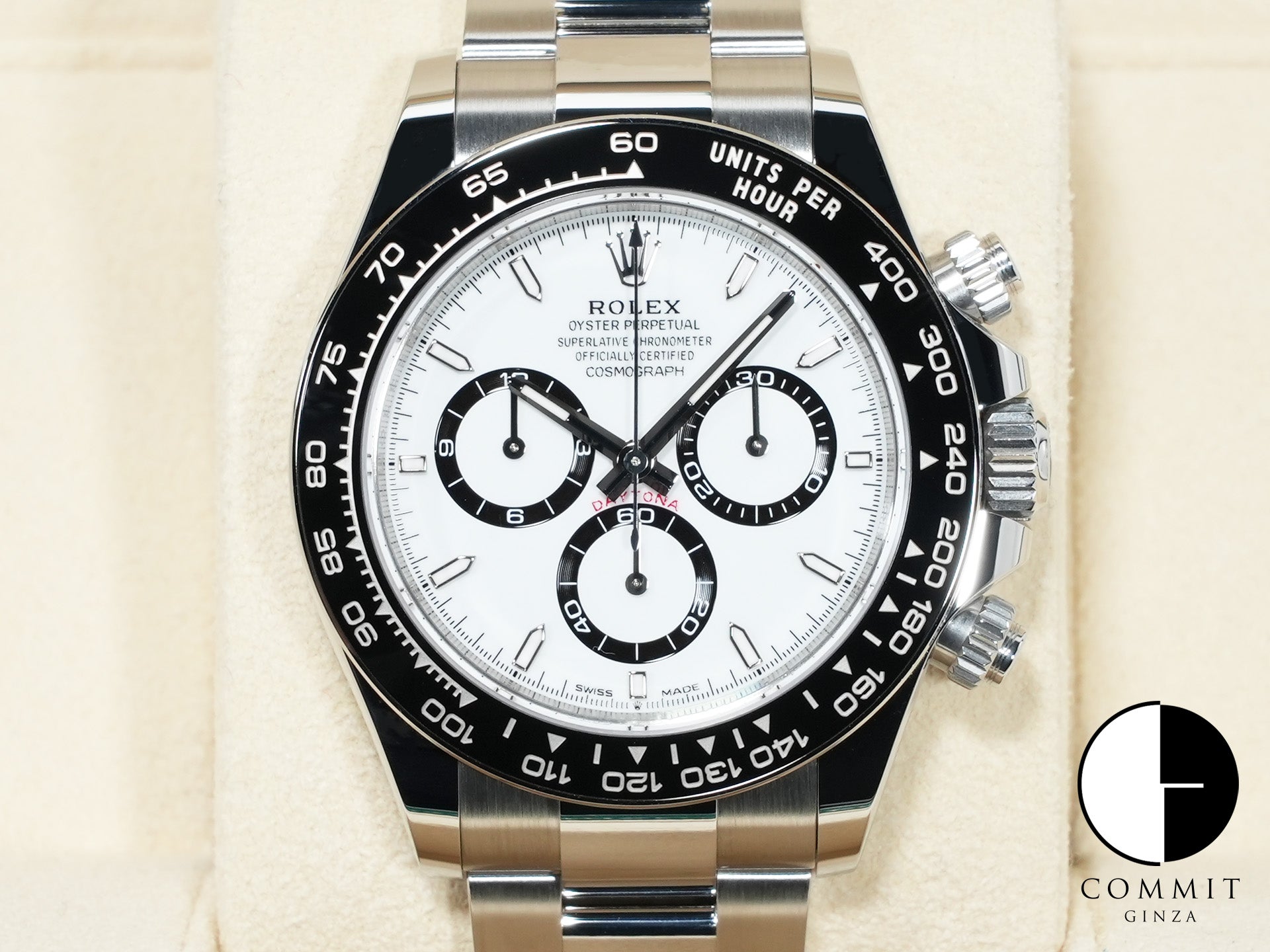 ロレックス デイトナ Ref.126500LN ステンレススチール ホワイト文字盤 中古 dheegd4x