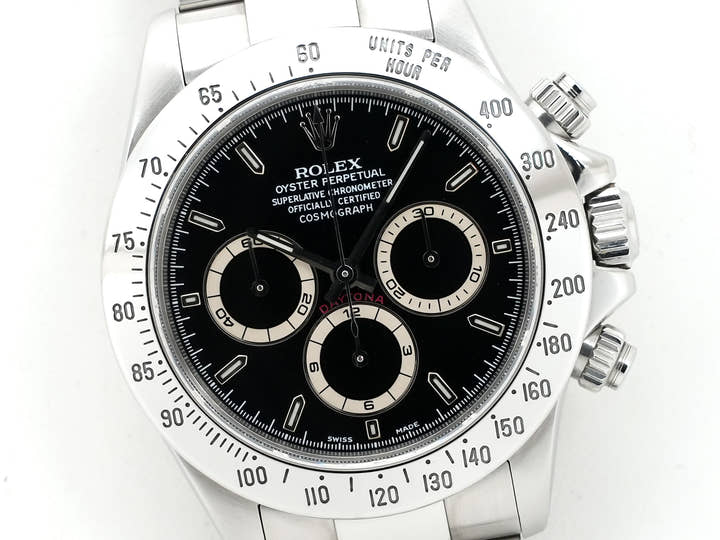 ロレックス デイトナ エルプリメロ Ref.16520 ステンレススチール ブラック文字盤 中古 nqf7t42c