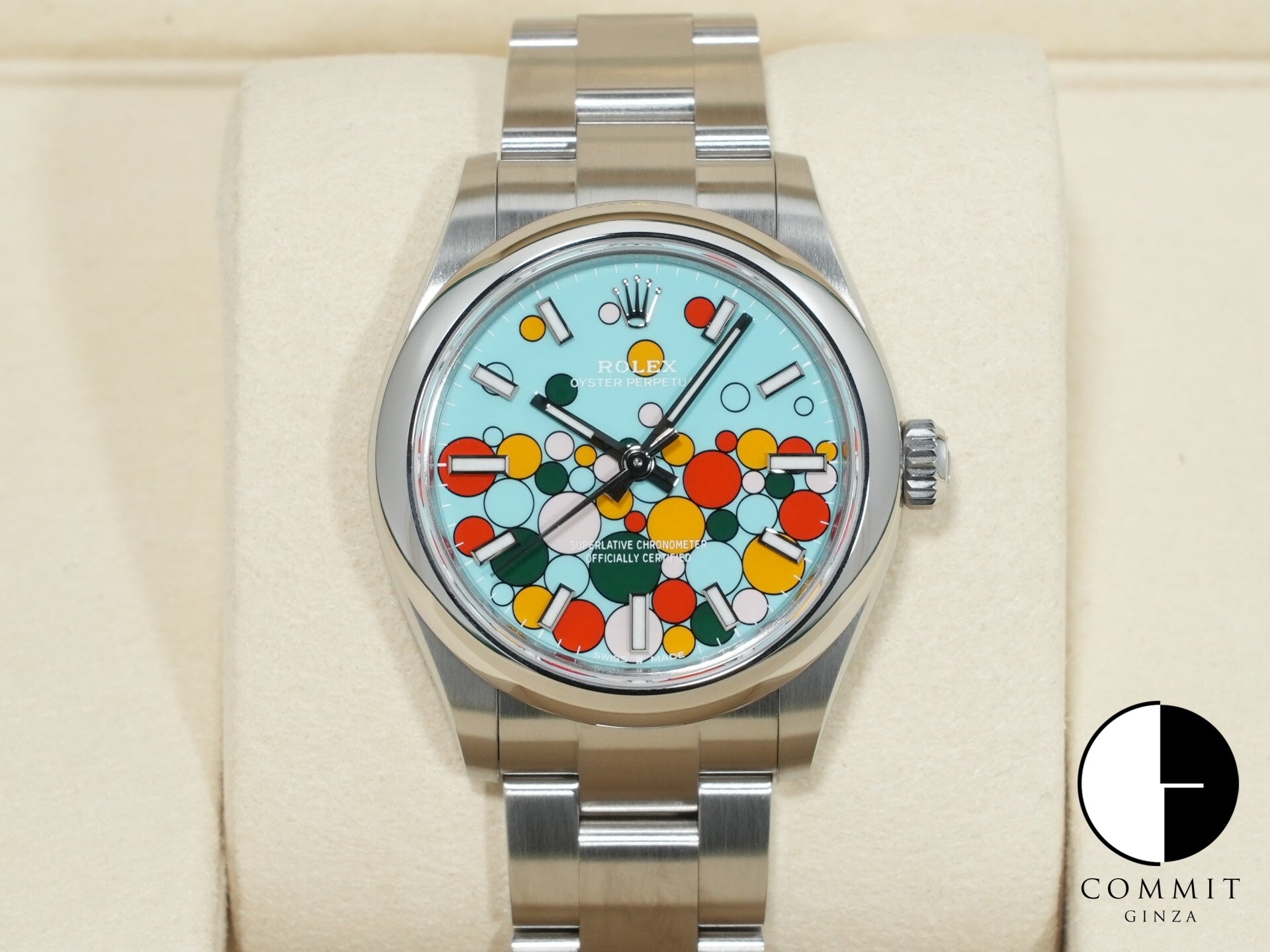 Rolex Oyster Perpetual 31 Ref. 277200 Stainless Steel Celebration Motif Dial Unused zn983qym