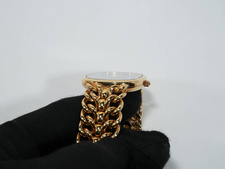 パテックフィリップ ゴールデンエリプス Ref.3738/119 イエローゴールド ブルー文字盤 中古 ee5h2r4i