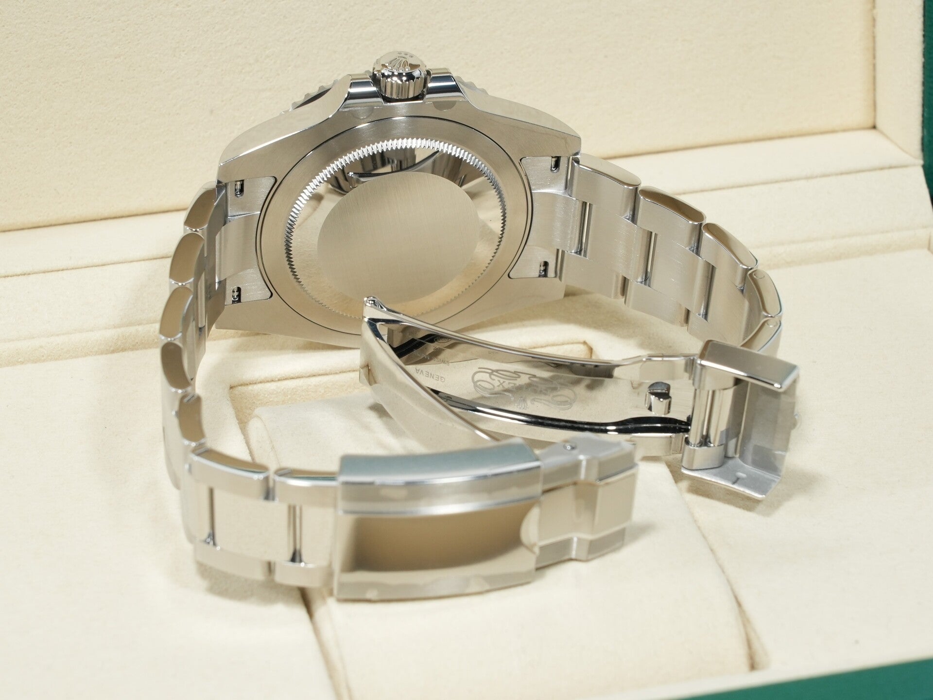 Rolex GMT-Master II Ref. 126720VTNR Stainless Steel Black Dial Oyster Bracelet Unused p95am7ys