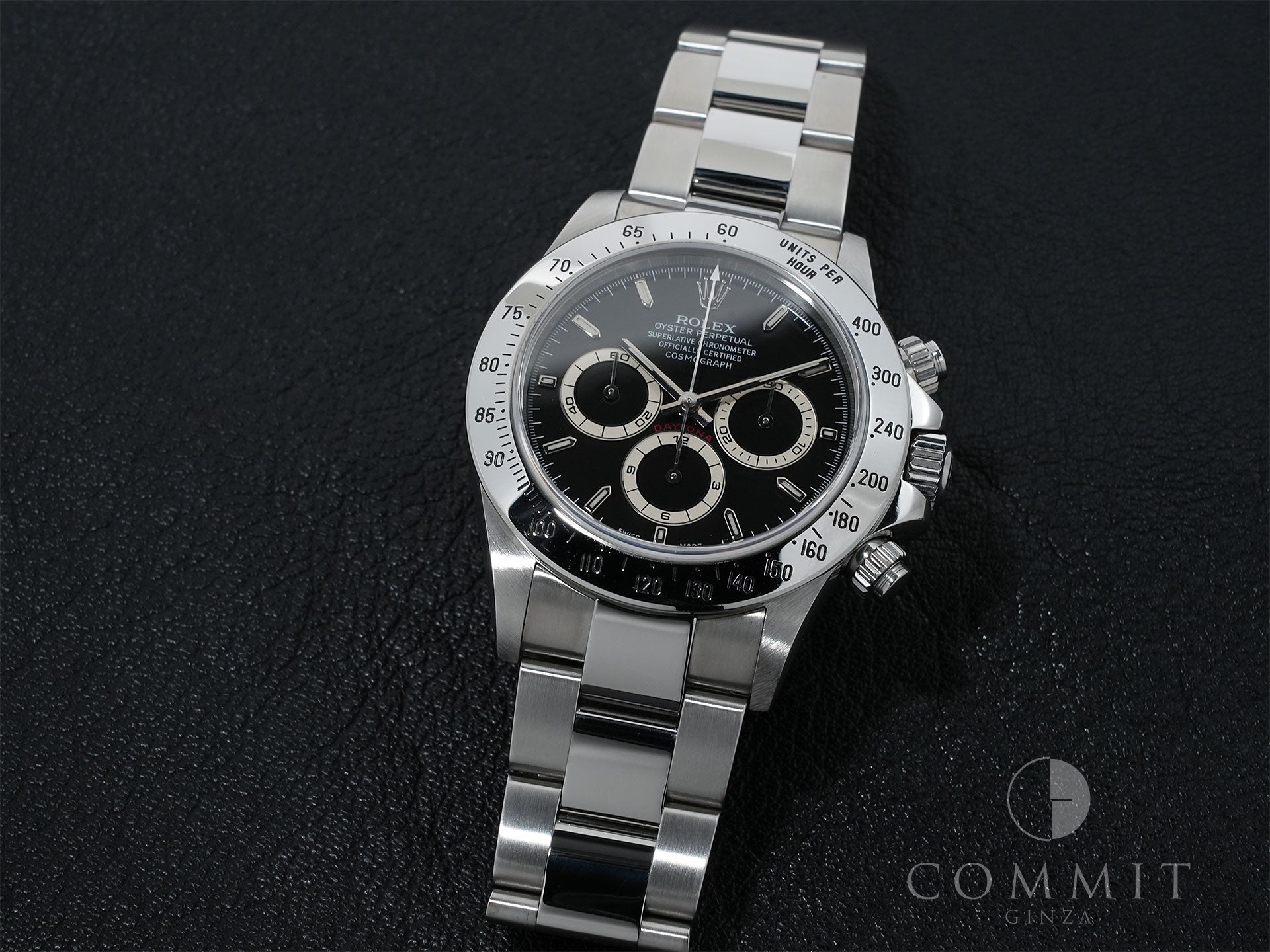 Rolex Daytona El Primero Ref. 16520 Stainless Steel Black Dial Excellent Condition bu4pc463