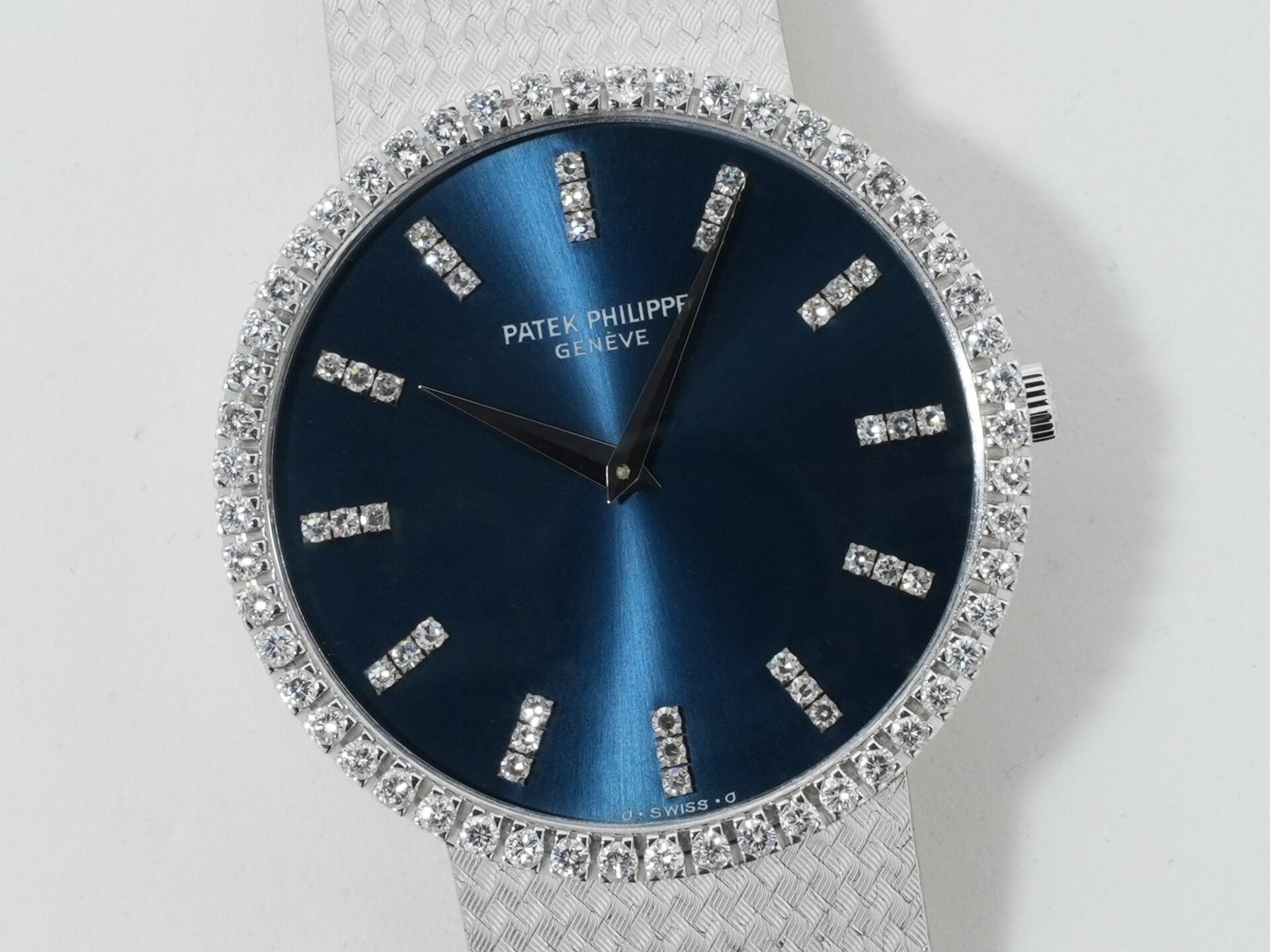 パテックフィリップ カラトラバ Ref.3759/1 ホワイトゴールド ブルー文字盤 美中古 osv2jaws