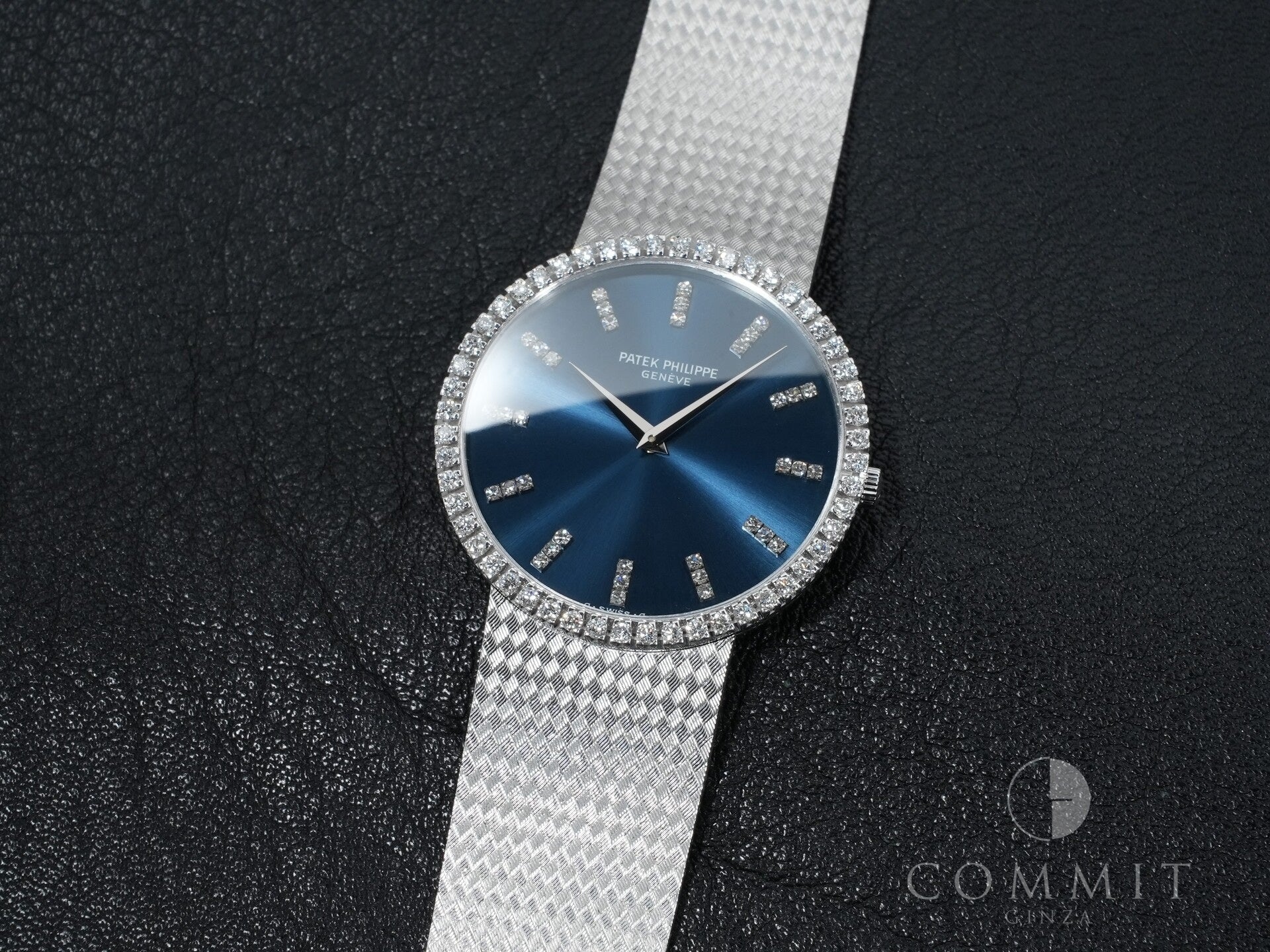 パテックフィリップ カラトラバ Ref.3759/1 ホワイトゴールド ブルー文字盤 美中古 osv2jaws