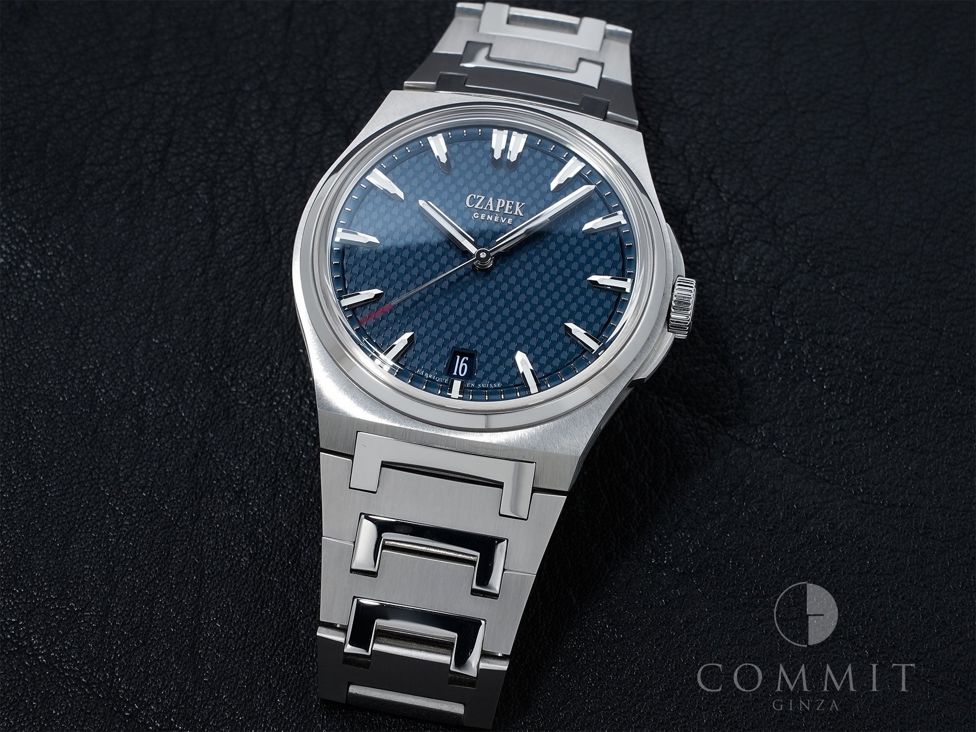 チャペック アンタークティック パサージュ ドゥ ドレーク Ref.- ステンレススチール ディープブルー文字盤 美中古 tah4oz72