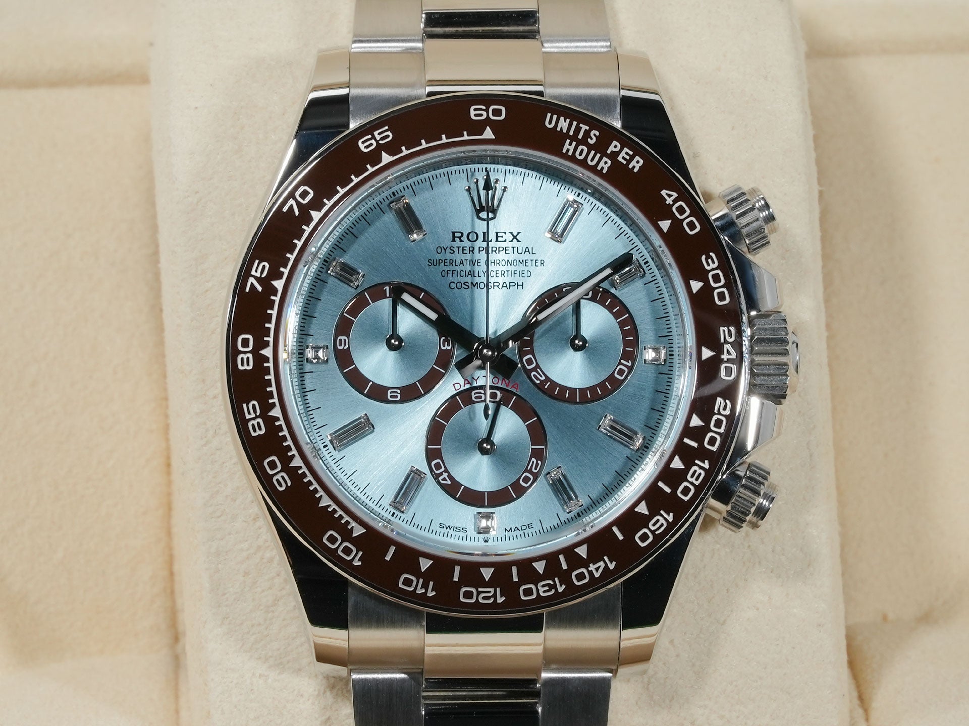 ロレックス デイトナ Ref.126506A プラチナ アイスブルーx11Pダイヤ文字盤 未使用 uwrqny5a