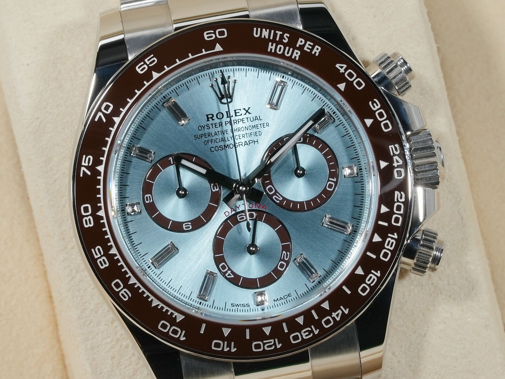 Rolex Daytona Ref. 126506A Platinum Ice Blue with 11 Diamond Dial, Unused uwrqny5a