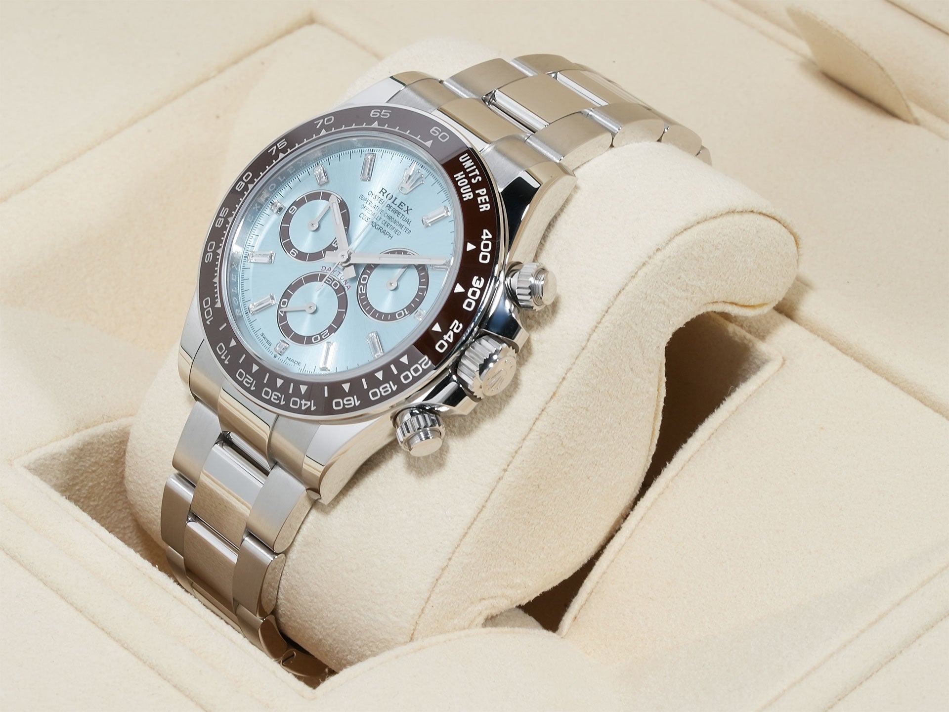 Rolex Daytona Ref. 126506A Platinum Ice Blue with 11 Diamond Dial, Unused uwrqny5a