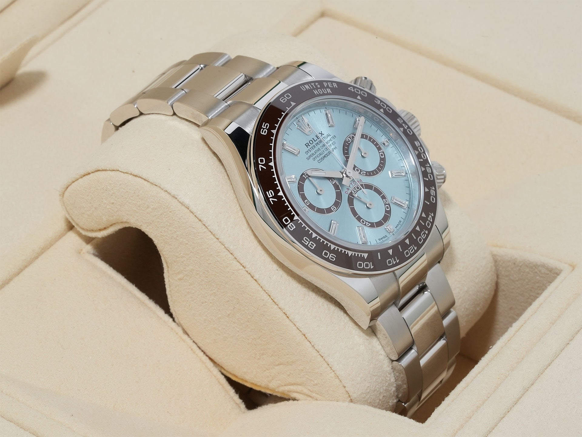 Rolex Daytona Ref. 126506A Platinum Ice Blue with 11 Diamond Dial, Unused uwrqny5a