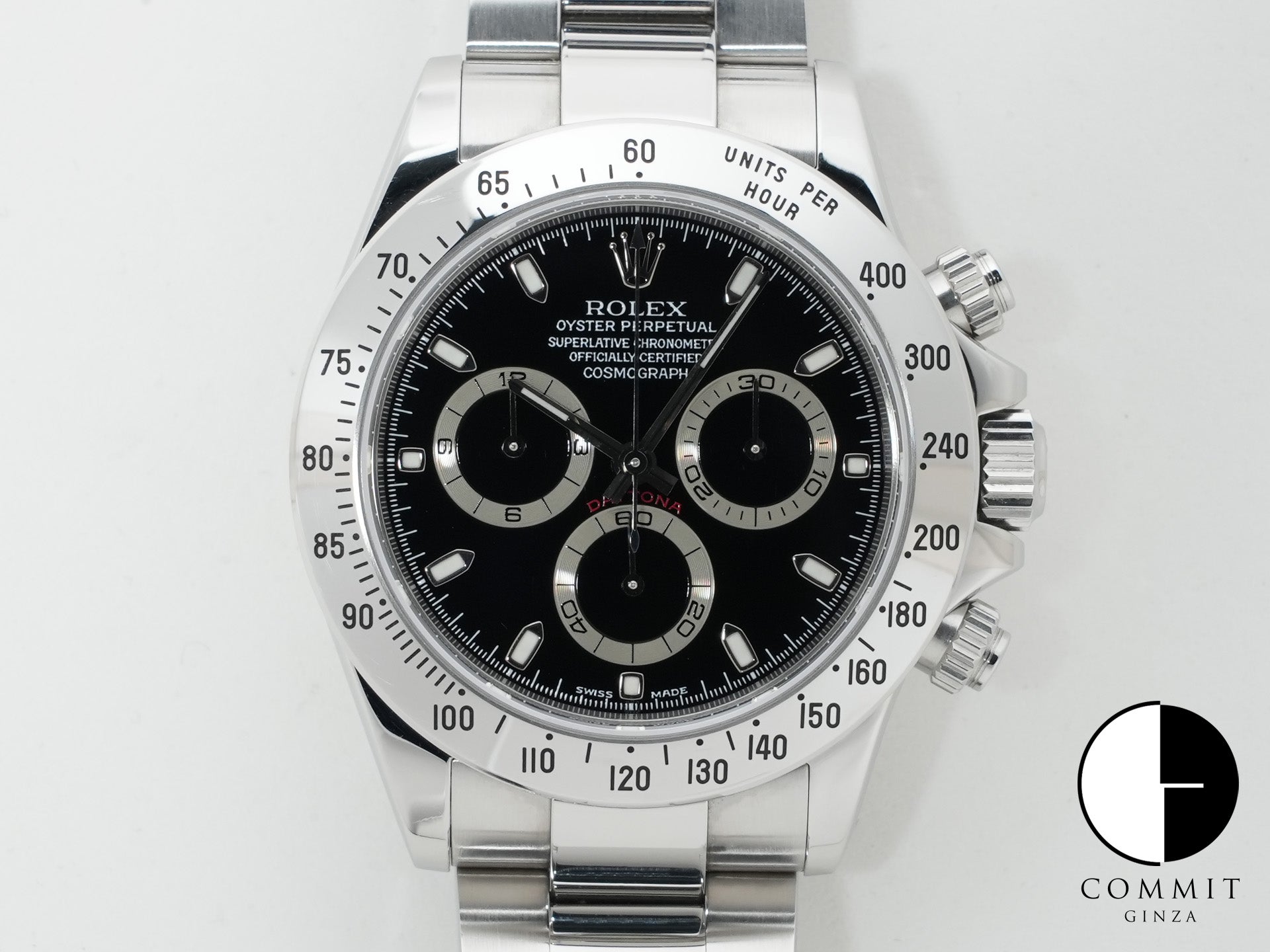 ロレックス デイトナ Ref.116520 ステンレススチール ブラック文字盤 中古 wf2dtxjf