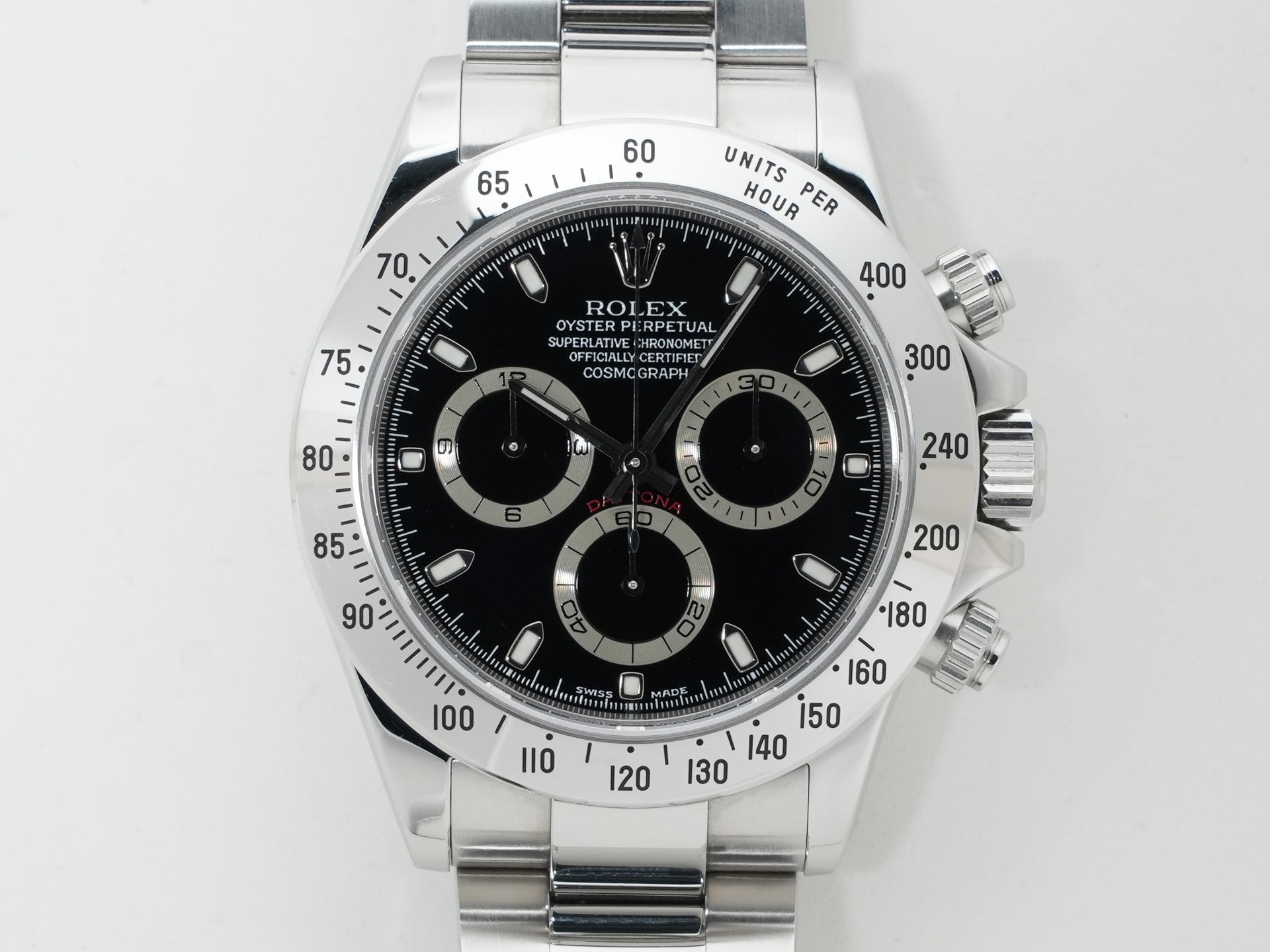 ロレックス デイトナ Ref.116520 ステンレススチール ブラック文字盤 中古 wf2dtxjf