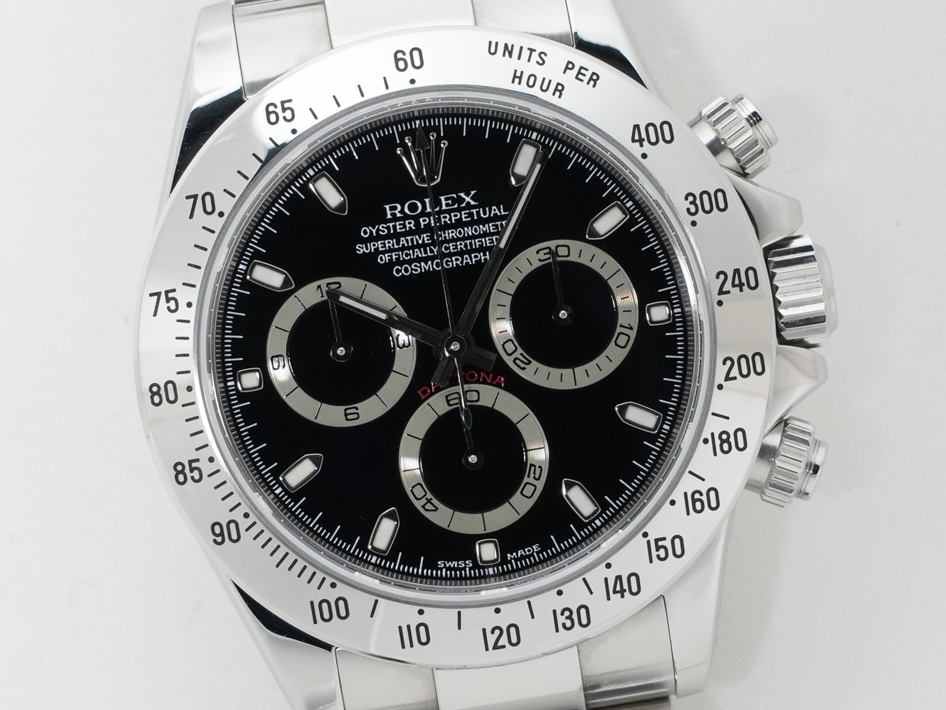 ロレックス デイトナ Ref.116520 ステンレススチール ブラック文字盤 中古 wf2dtxjf