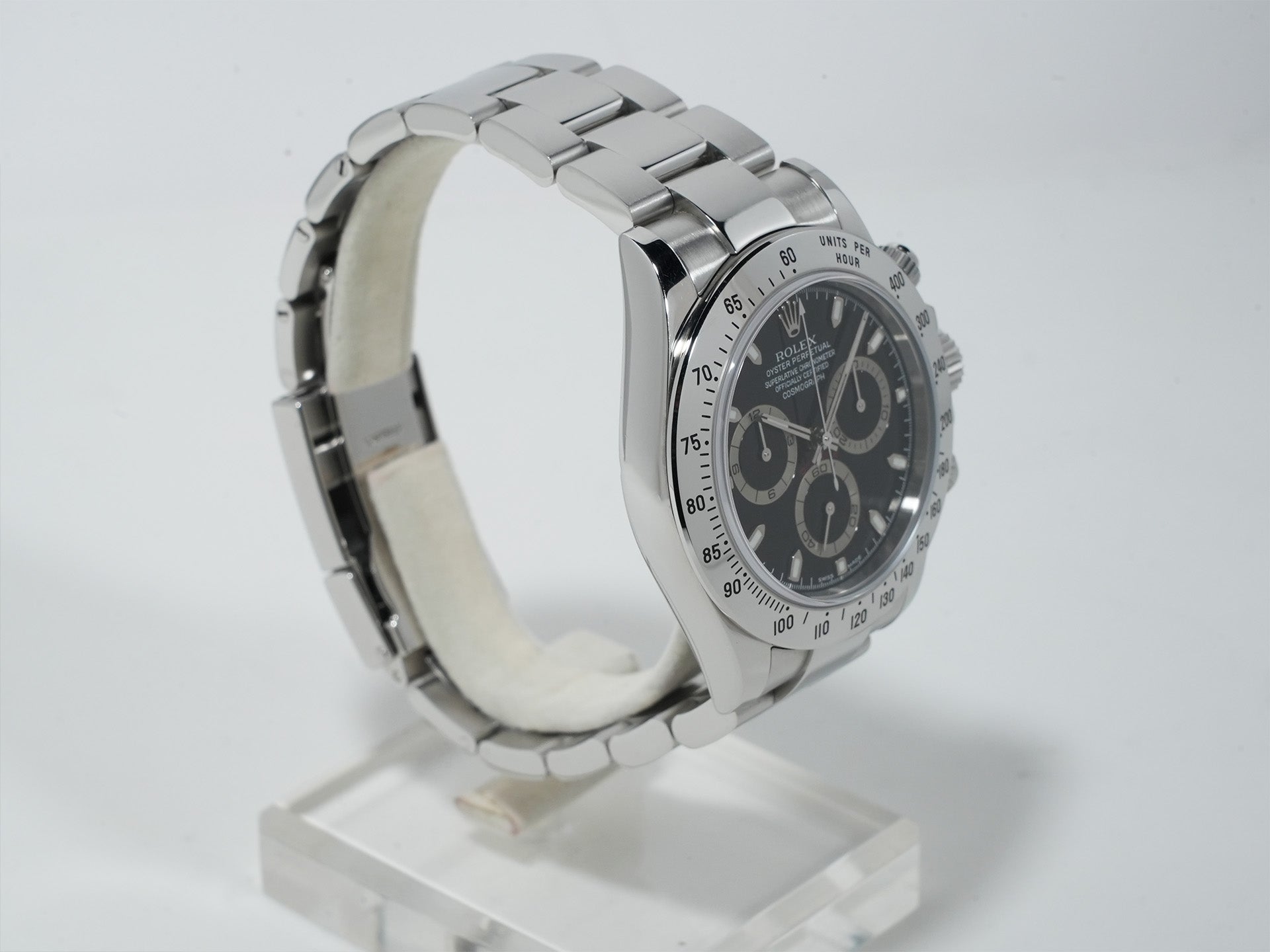 ロレックス デイトナ Ref.116520 ステンレススチール ブラック文字盤 中古 wf2dtxjf