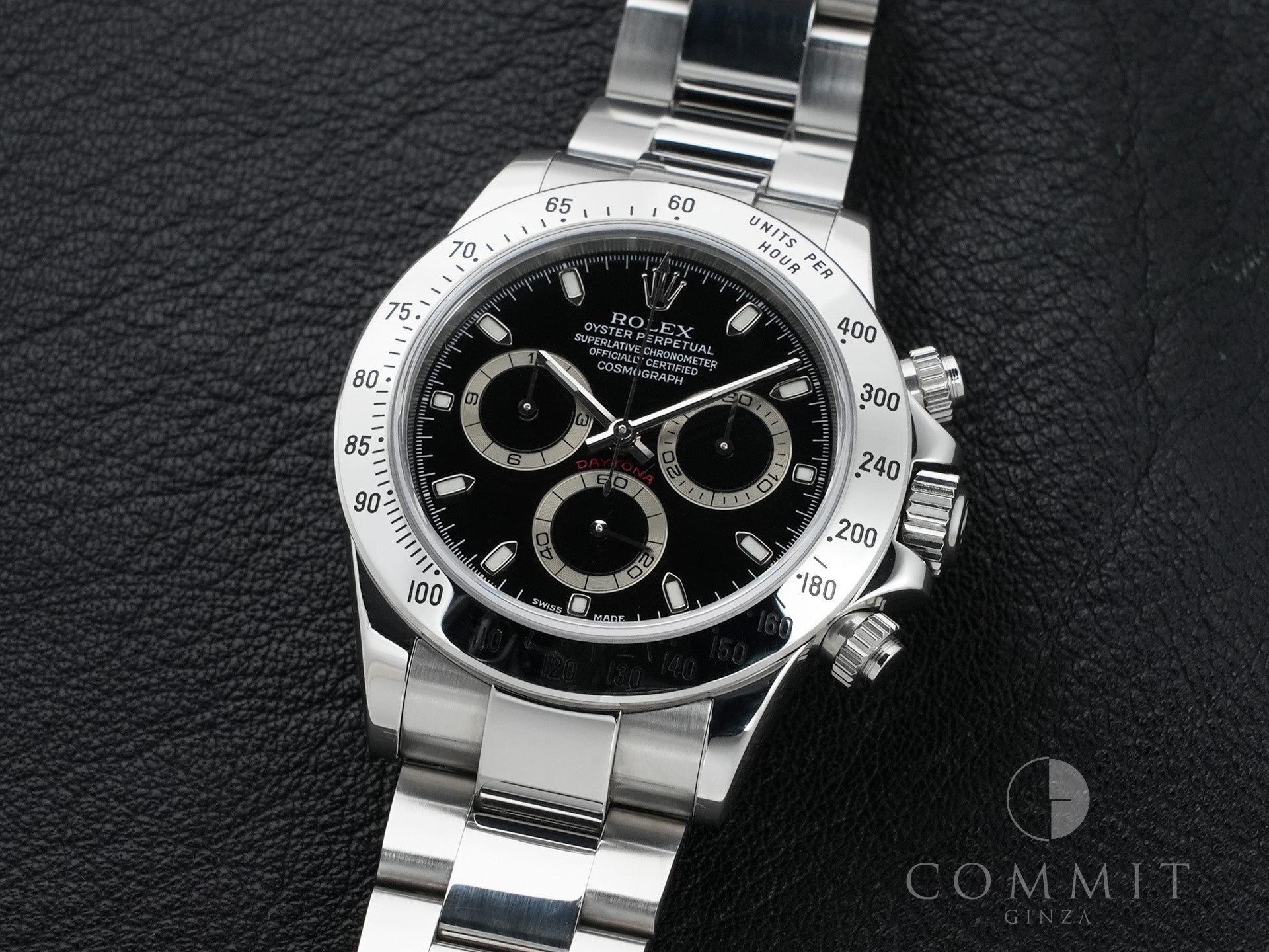 ロレックス デイトナ Ref.116520 ステンレススチール ブラック文字盤 中古 wf2dtxjf