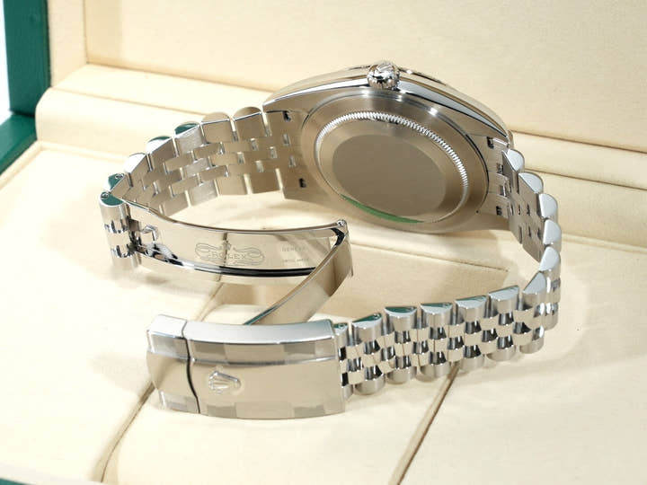 ロレックス デイトジャスト41 Ref.126334 ステンレススチール/ホワイトゴールド ミントグリーン文字盤 ジュビリーブレスレット 未使用 ovzbjhet