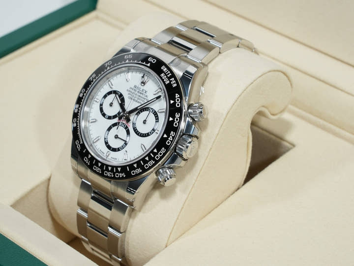 ロレックス デイトナ Ref.126500LN ステンレススチール ホワイト文字盤 未使用 bxeq8tov