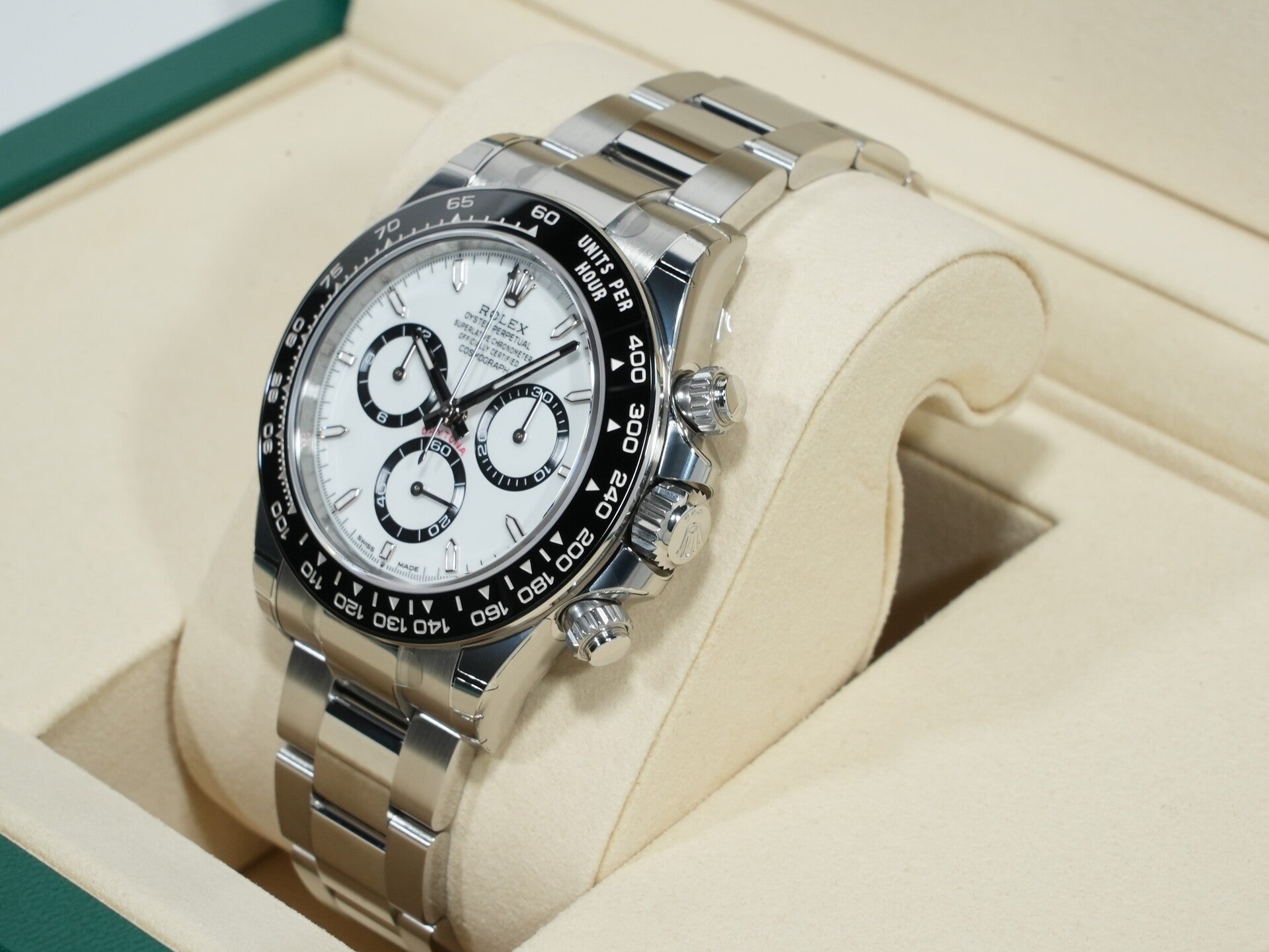 ロレックス デイトナ Ref.126500LN ステンレススチール ホワイト文字盤 未使用 bxeq8tov