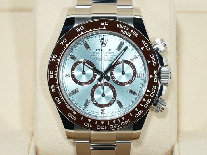 ロレックス デイトナ Ref.126506A プラチナ アイスブルーx11Pダイヤ文字盤 未使用 v676x2su