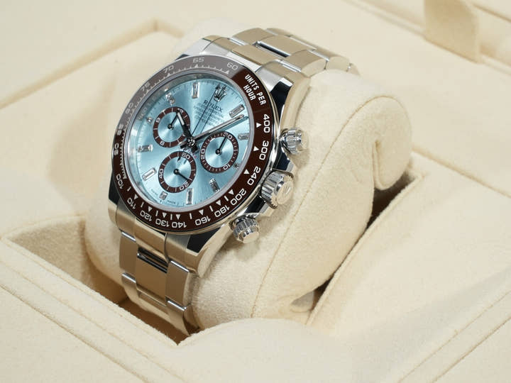 ロレックス デイトナ Ref.126506A プラチナ アイスブルーx11Pダイヤ文字盤 未使用 v676x2su
