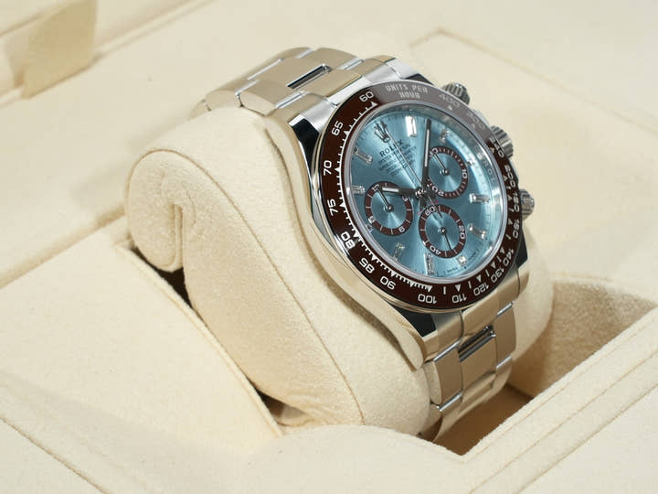 ロレックス デイトナ Ref.126506A プラチナ アイスブルーx11Pダイヤ文字盤 未使用 v676x2su