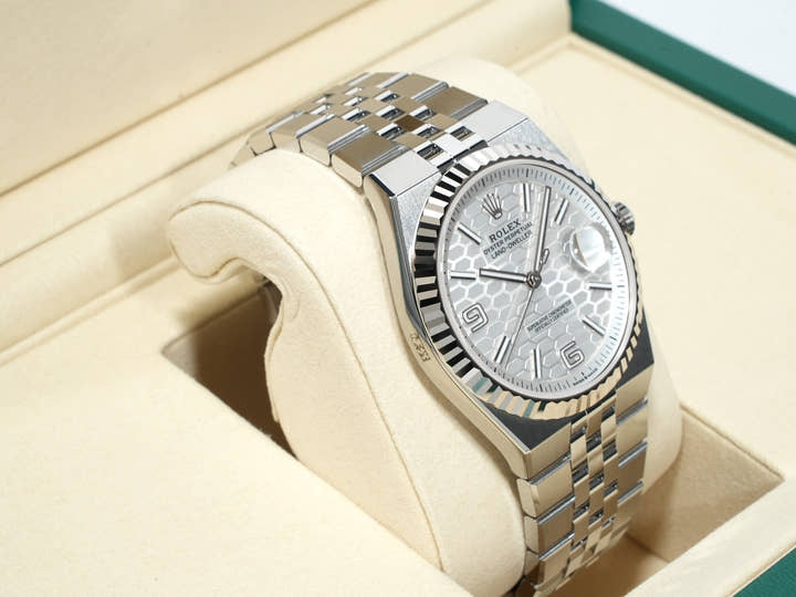 ロレックス ランドドゥエラー Ref.127334 ステンレススチール/ホワイトゴールド ホワイト文字盤 ジュビリーブレスレット 未使用 spa89wt9