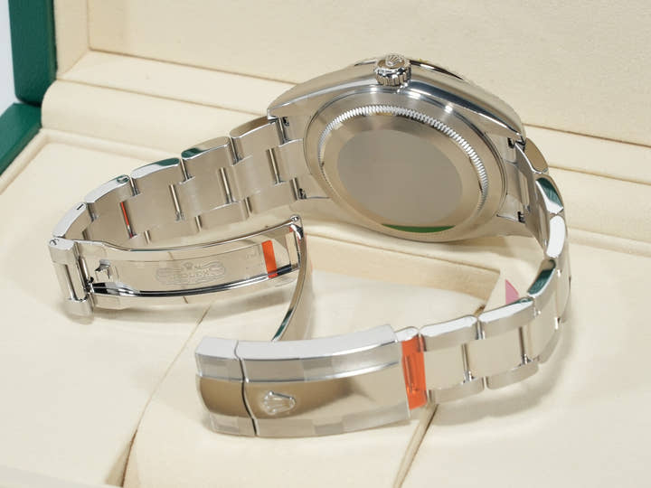 ロレックス スカイドゥエラー Ref.336934 ステンレススチール/ホワイトゴールド ブルー文字盤 オイスターブレスレット 未使用 t6v27hpj