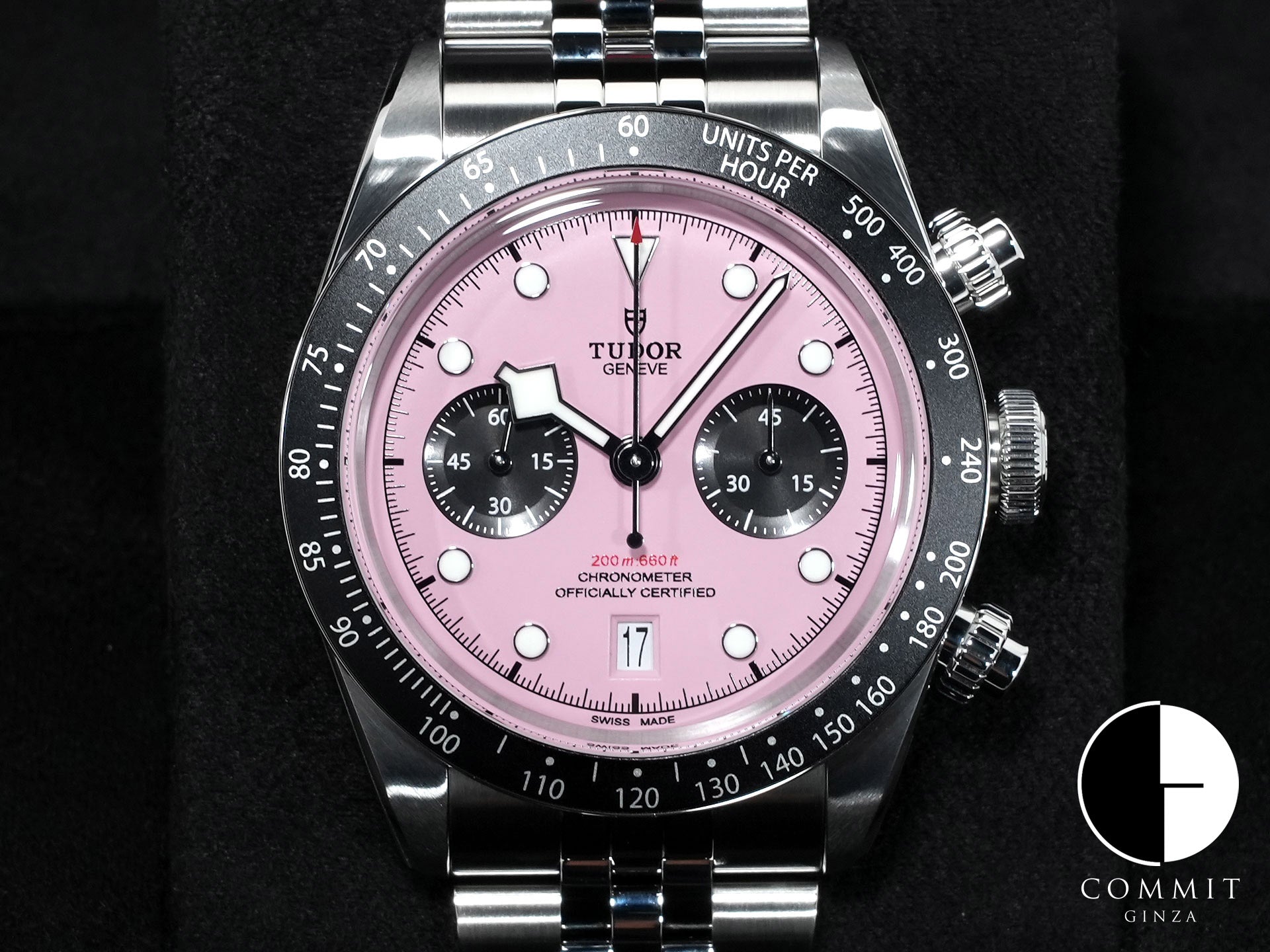 チューダー(チュードル) ブラックベイ クロノ Ref.79360N ステンレススチール ピンク文字盤 未使用 ztep6rqt