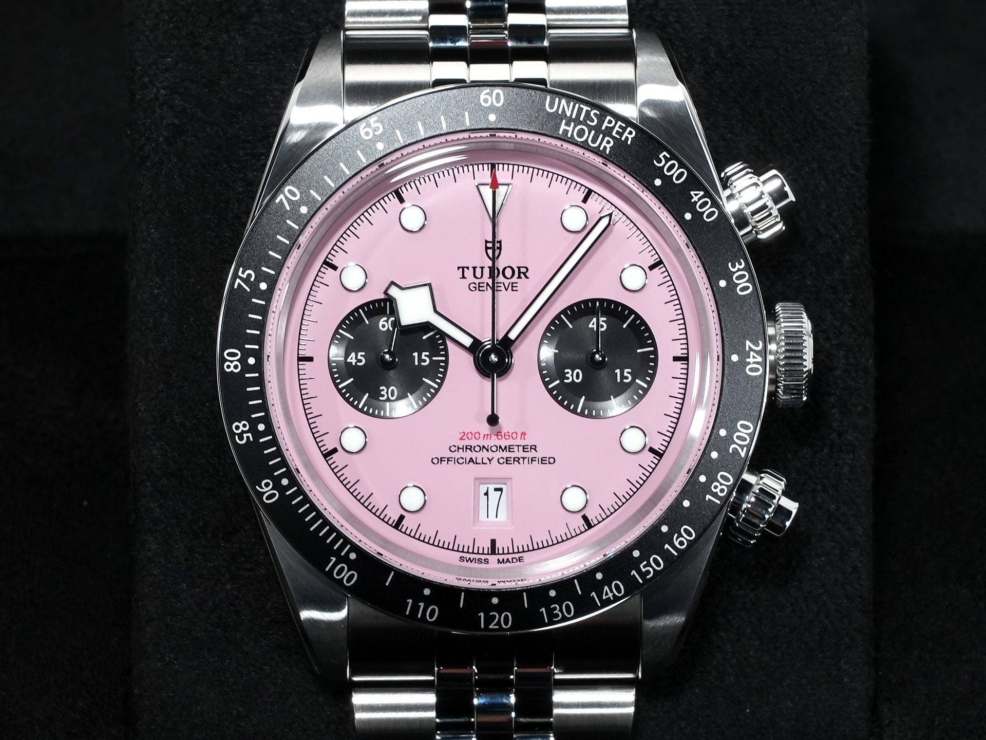 チューダー(チュードル) ブラックベイ クロノ Ref.79360N ステンレススチール ピンク文字盤 未使用 ztep6rqt