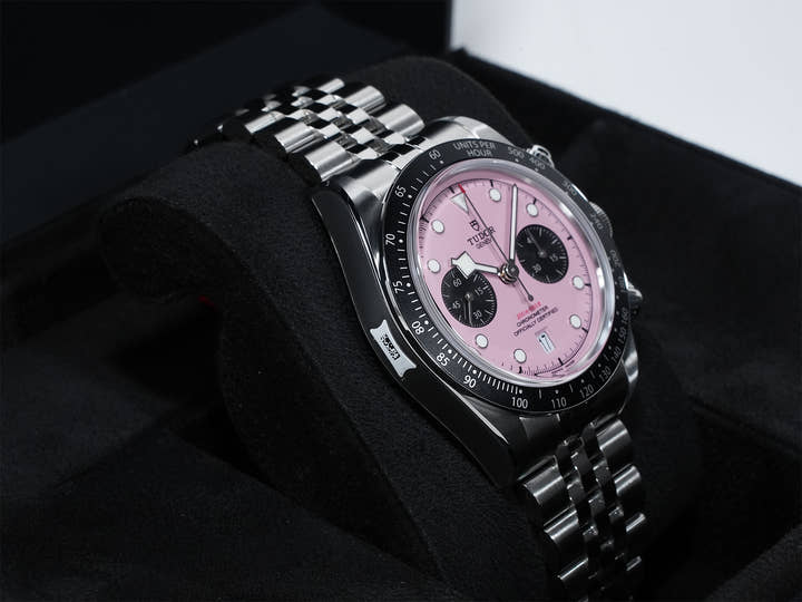 チューダー(チュードル) ブラックベイ クロノ Ref.79360N ステンレススチール ピンク文字盤 未使用 ztep6rqt
