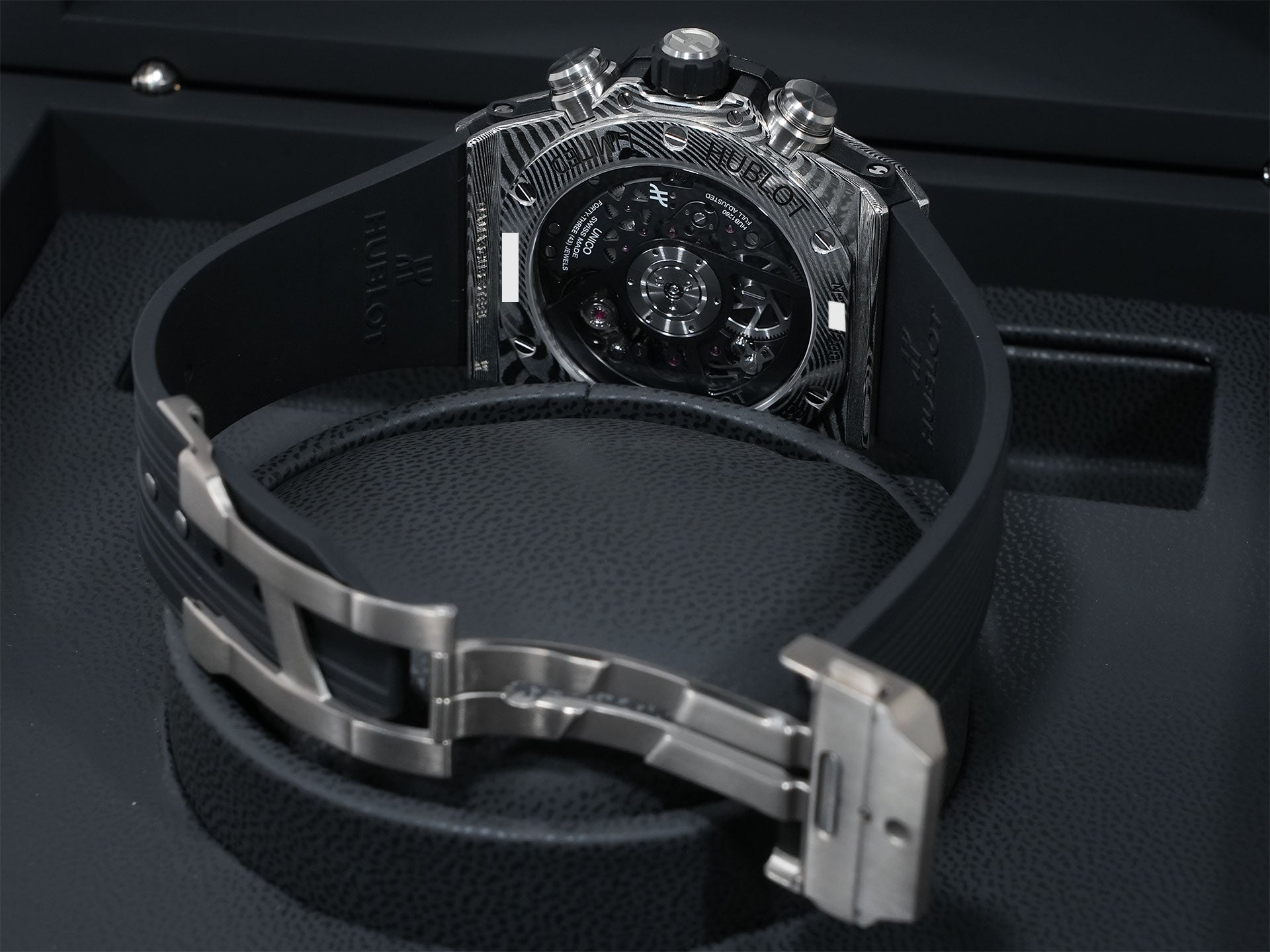 ウブロ ビッグバン ウニコ グルメ Ref.441.DS.1170.NR.GAS22 ダマスカス鋼 スケルトン文字盤 未使用 5ksesph3