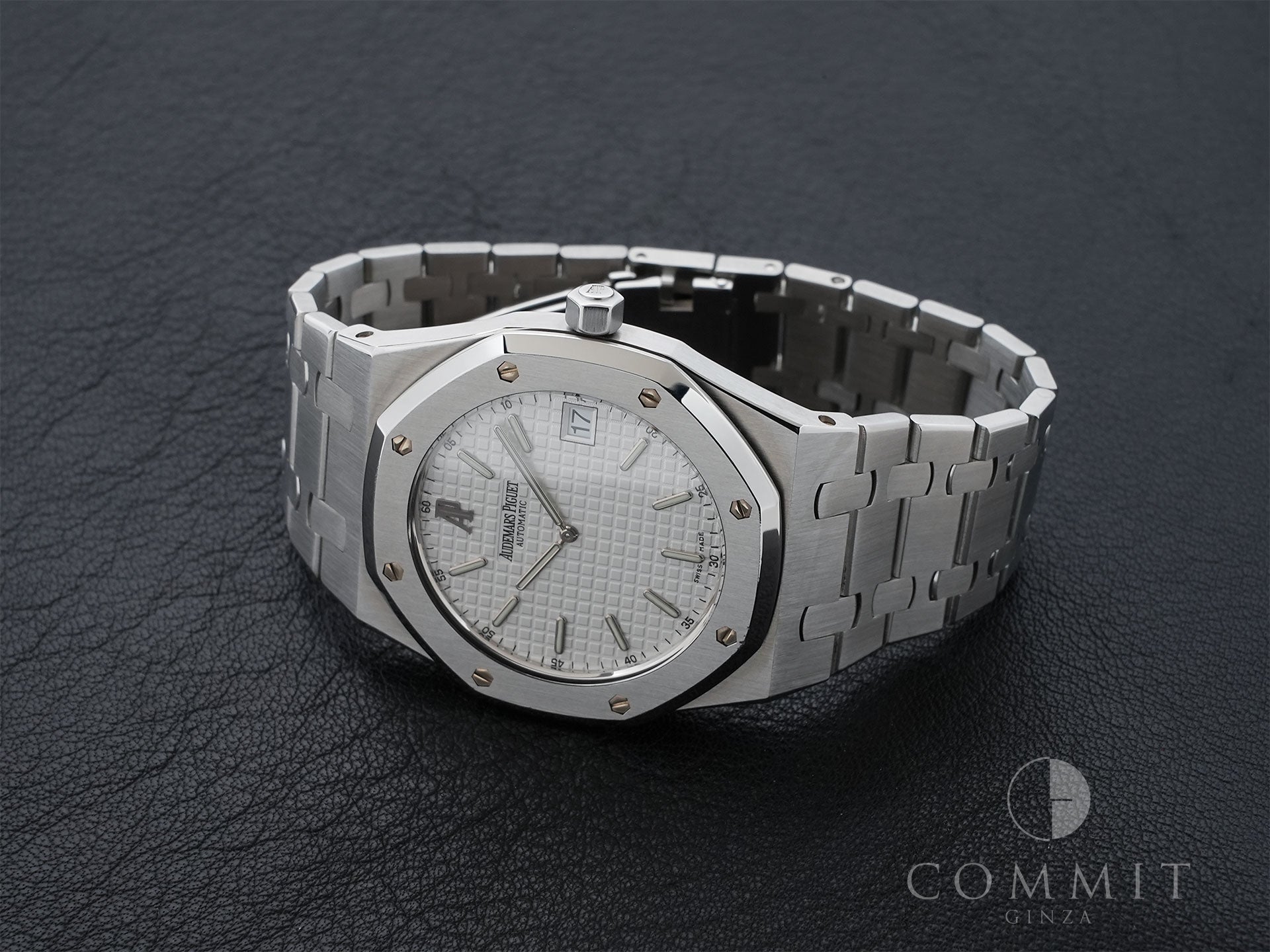 オーデマピゲ ロイヤルオーク ジャンボ エクストラ シン Ref.15202ST.O.0944ST ステンレススチール ホワイト文字盤 美中古 qm2rik7d