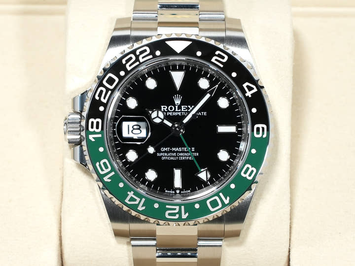 Rolex GMT-Master II Ref. 126720VTNR Stainless Steel Black Dial Oyster Bracelet Unused 8axn5jsc
