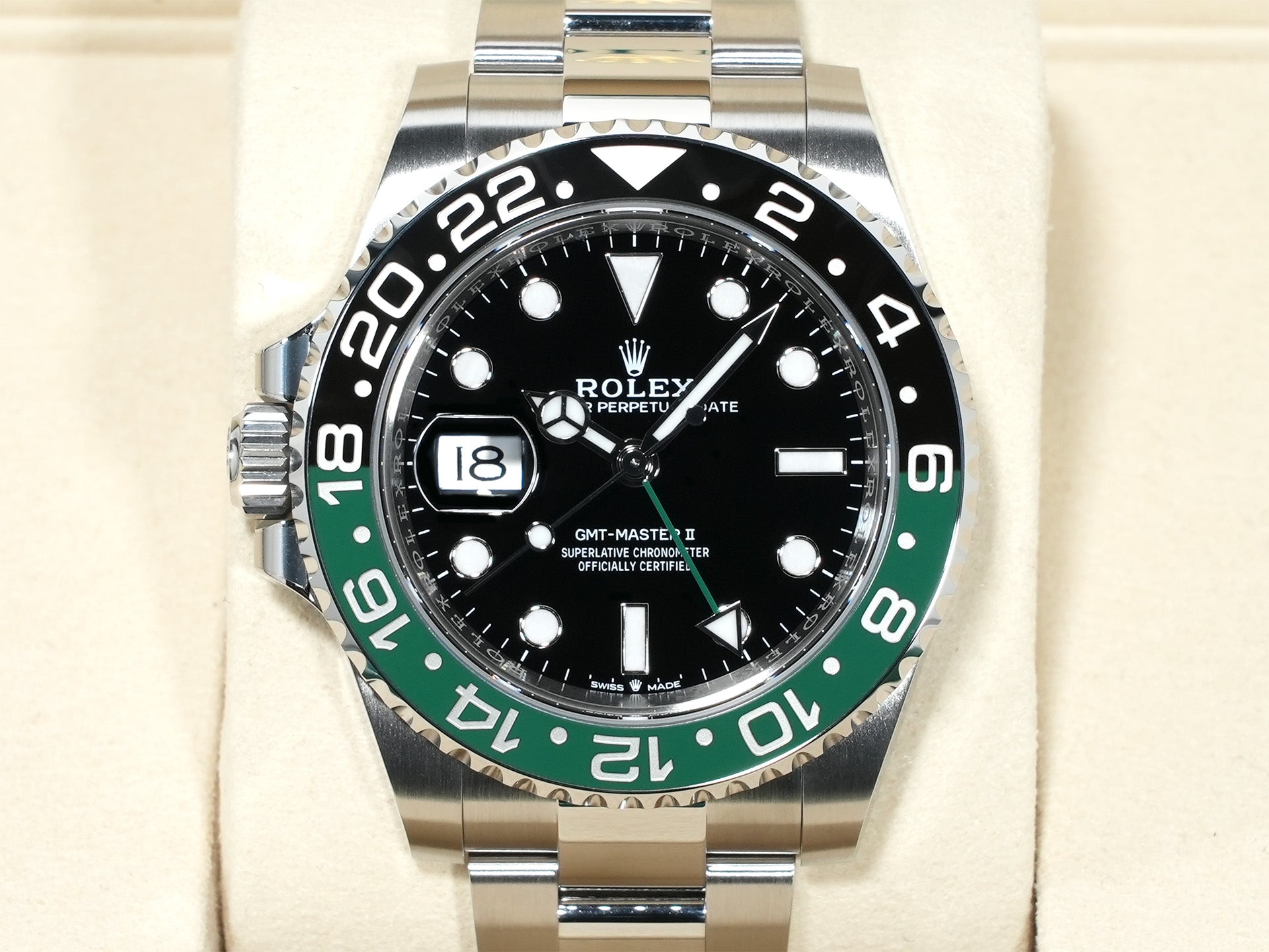 ロレックス GMTマスターII Ref.126720VTNR ステンレススチール ブラック文字盤 オイスターブレスレット 未使用 8axn5jsc