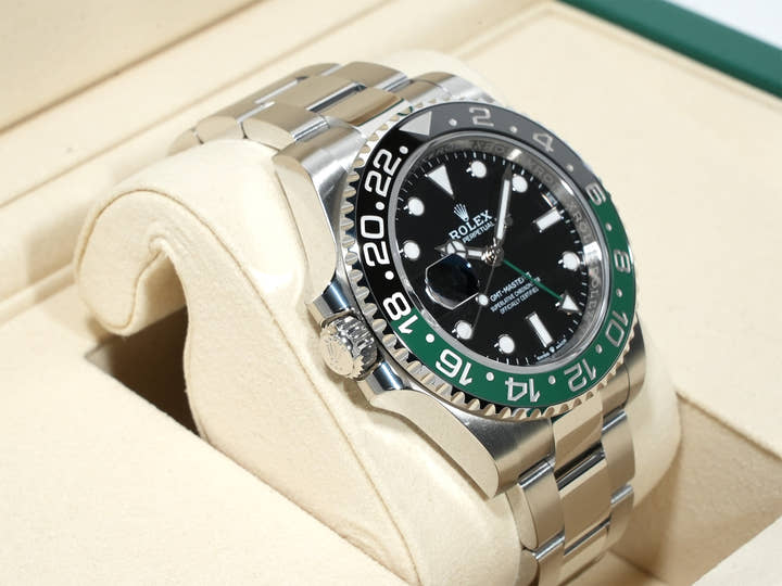 Rolex GMT-Master II Ref. 126720VTNR Stainless Steel Black Dial Oyster Bracelet Unused 8axn5jsc