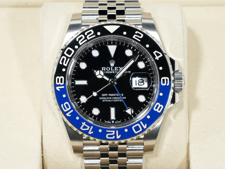 ロレックス GMTマスターII Ref.126710BLNR ステンレススチール ブラック文字盤 ジュビリーブレスレット 未使用 k68msjwd