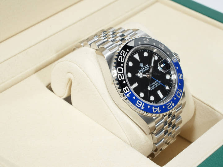 ロレックス GMTマスターII Ref.126710BLNR ステンレススチール ブラック文字盤 ジュビリーブレスレット 未使用 k68msjwd