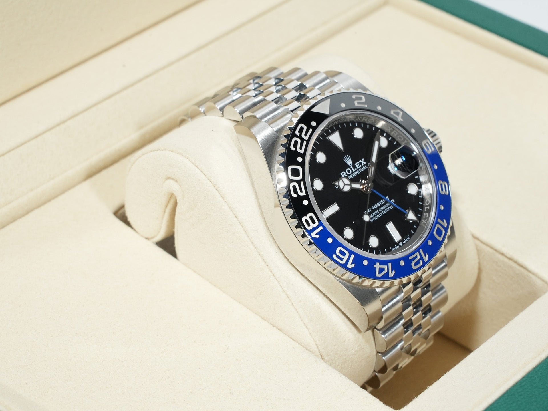 ロレックス GMTマスターII Ref.126710BLNR ステンレススチール ブラック文字盤 ジュビリーブレスレット 未使用 k68msjwd