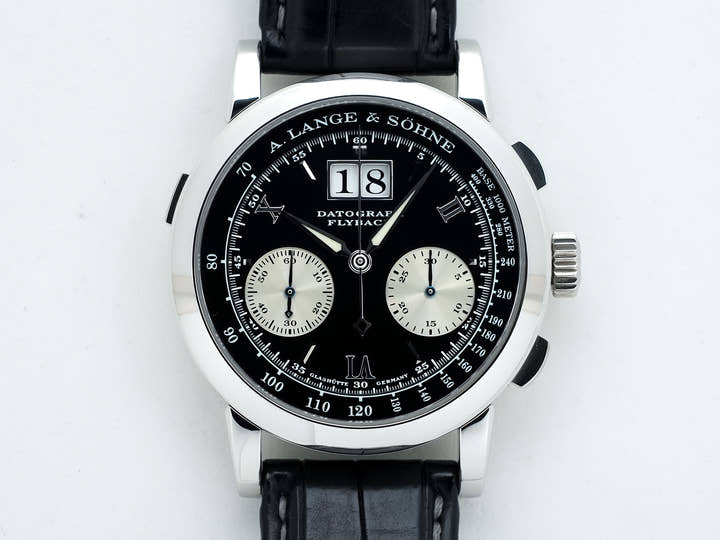 A.ランゲ＆ゾーネ ダトグラフ Ref.403.035 プラチナ ブラック文字盤 中古 6i9rk3ra
