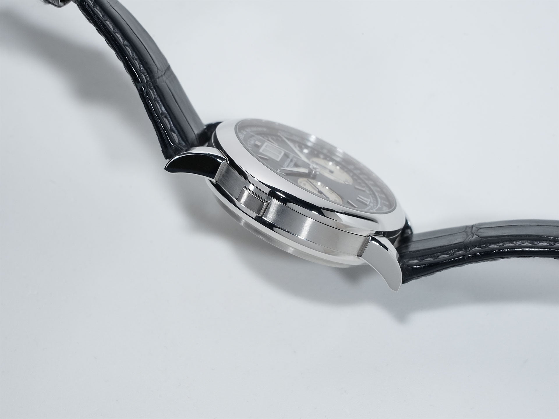 A.ランゲ＆ゾーネ ダトグラフ Ref.403.035 プラチナ ブラック文字盤 中古 6i9rk3ra