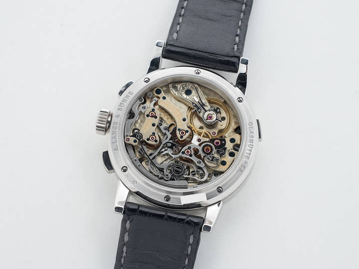 A.ランゲ＆ゾーネ ダトグラフ Ref.403.035 プラチナ ブラック文字盤 中古 6i9rk3ra