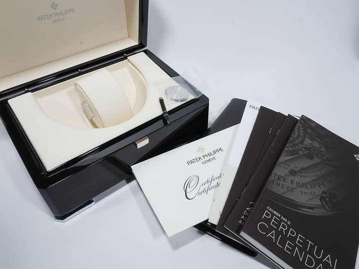 パテックフィリップ パーペチュアルカレンダー Ref.5140P-013 プラチナ ブラック11Pダイヤ文字盤 中古 kifcos5t