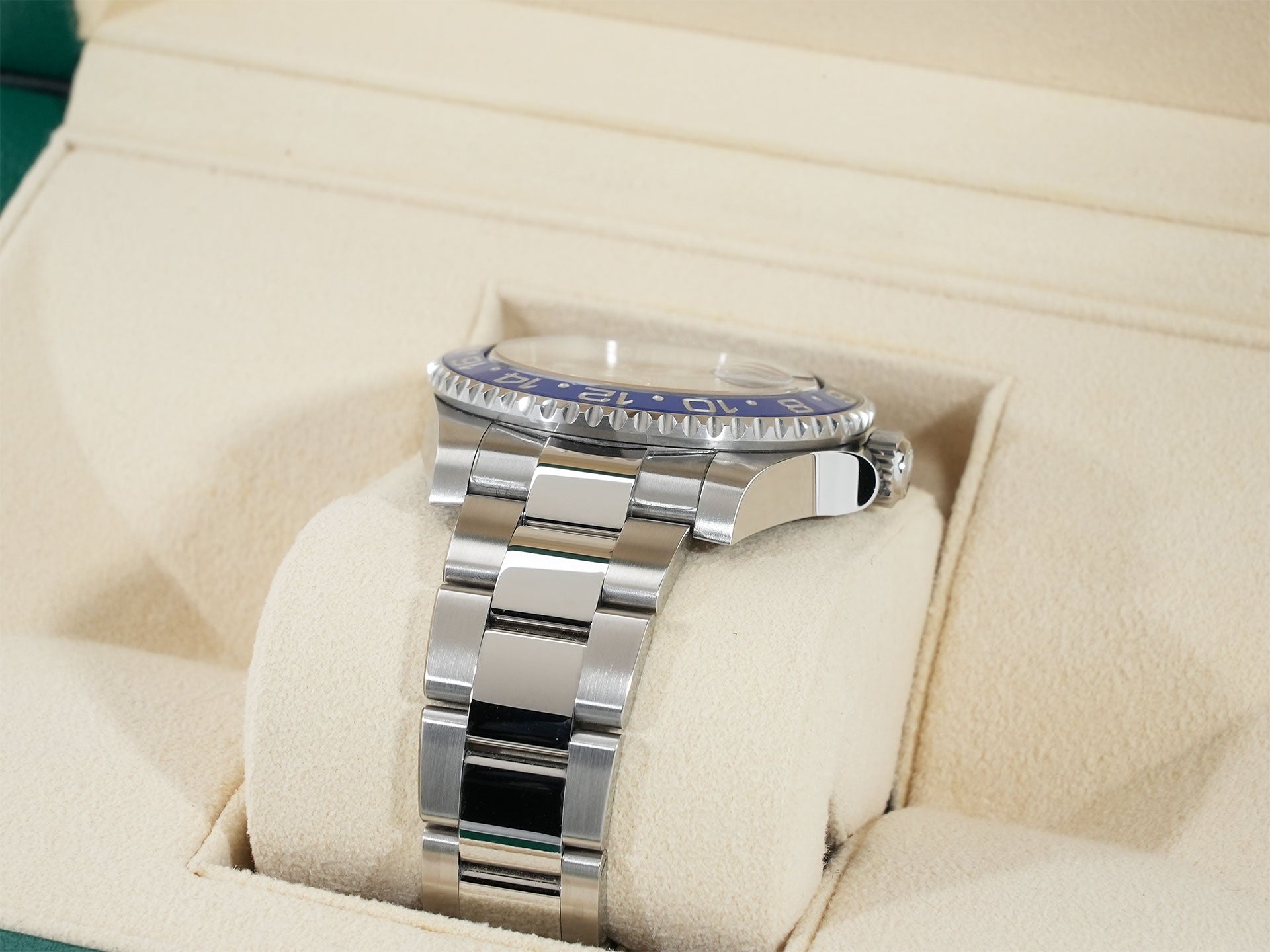 Rolex GMT-Master II Ref. 126710BLNR Stainless Steel Black Dial Oyster Bracelet Excellent Condition 99wnep8e