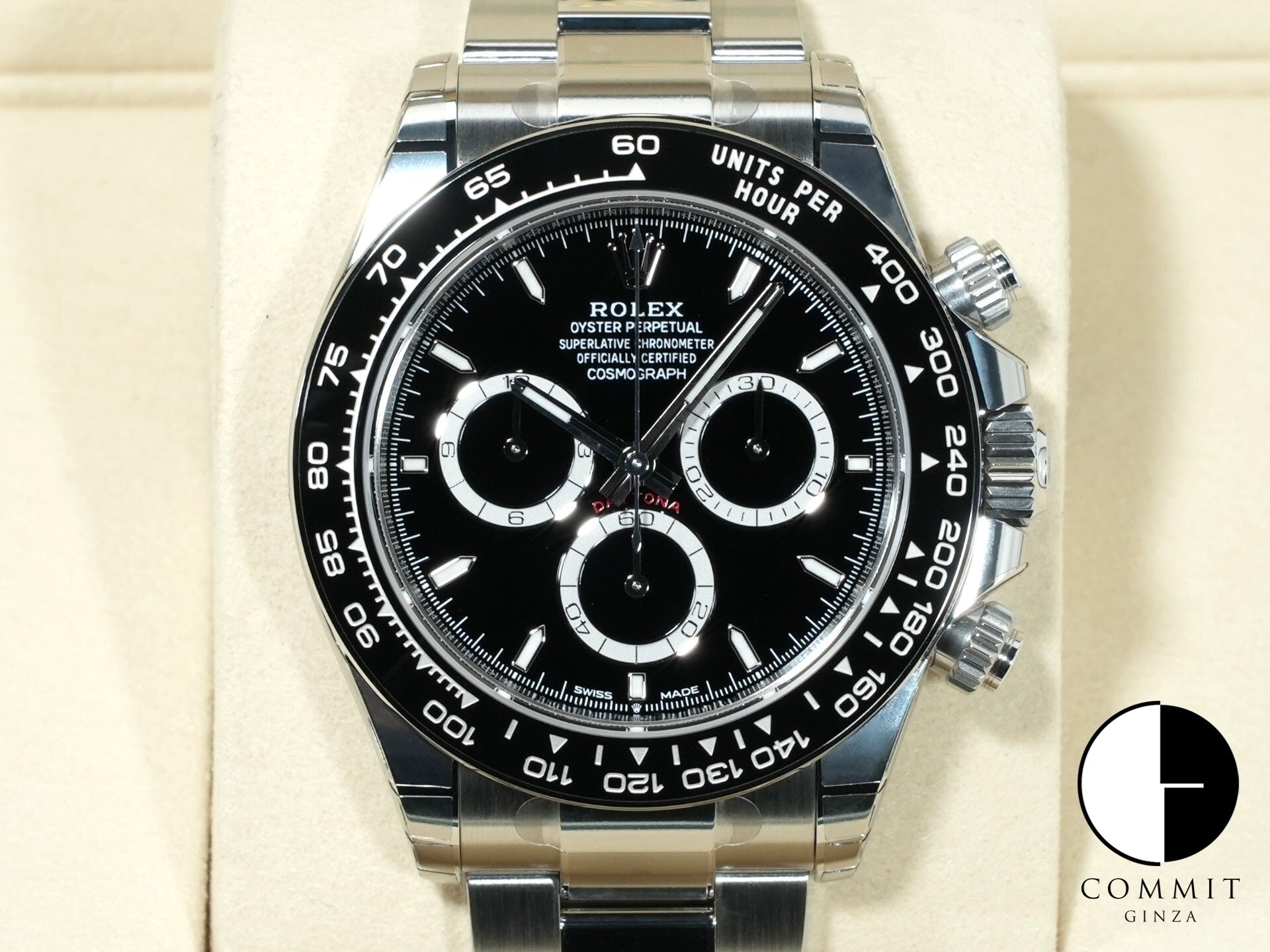 ロレックス デイトナ Ref.126500LN ステンレススチール ブラック文字盤 未使用 z6hzsiv4