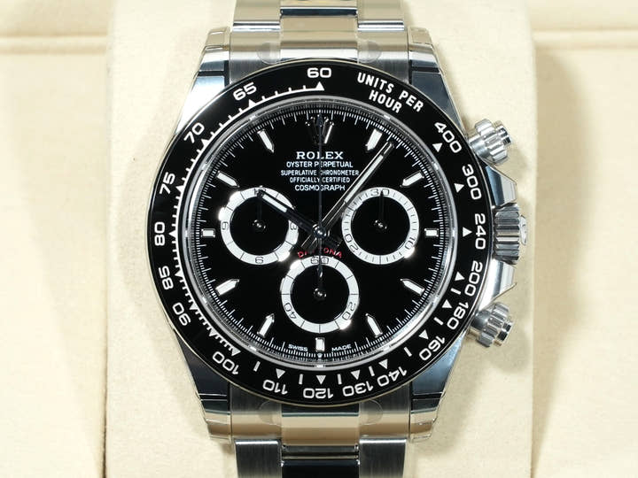 ロレックス デイトナ Ref.126500LN ステンレススチール ブラック文字盤 未使用 z6hzsiv4