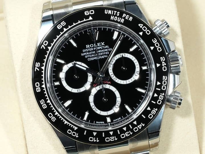 ロレックス デイトナ Ref.126500LN ステンレススチール ブラック文字盤 未使用 z6hzsiv4