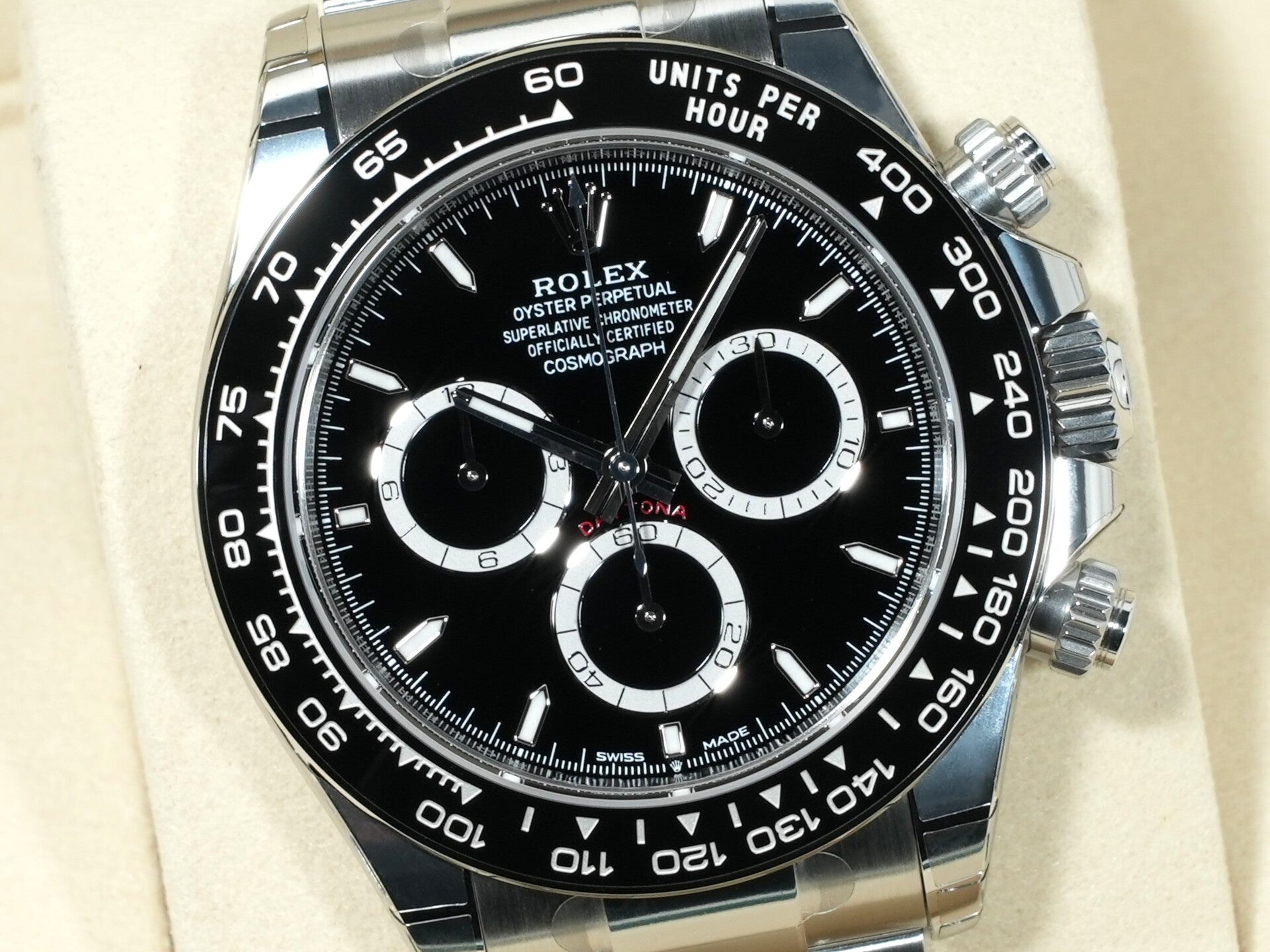 ロレックス デイトナ Ref.126500LN ステンレススチール ブラック文字盤 未使用 z6hzsiv4