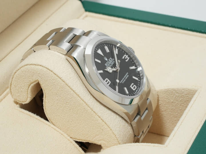 ロレックス エクスプローラー40 Ref.224270 ステンレススチール ブラック文字盤 オイスターブレスレット 未使用 h6nxq37j