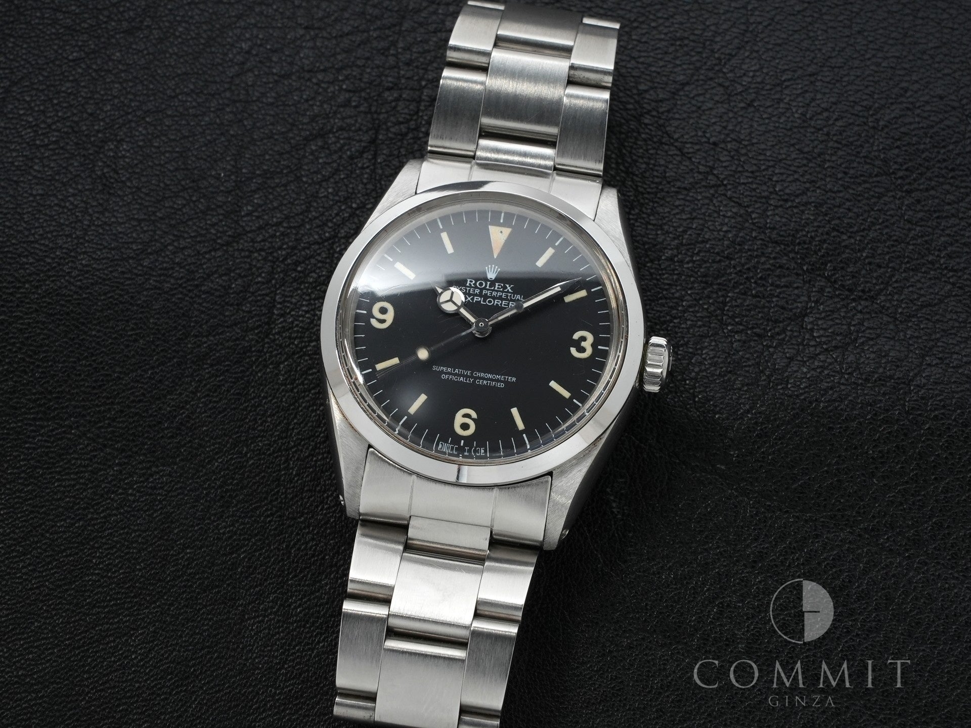 ロレックス エクスプローラーI Ref.1016 ステンレススチール ブラック文字盤 中古 6c5ph384