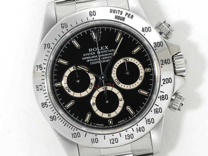 Rolex Daytona El Primero Ref. 16520 Stainless Steel Black Dial Pre-owned 6odnnmc7