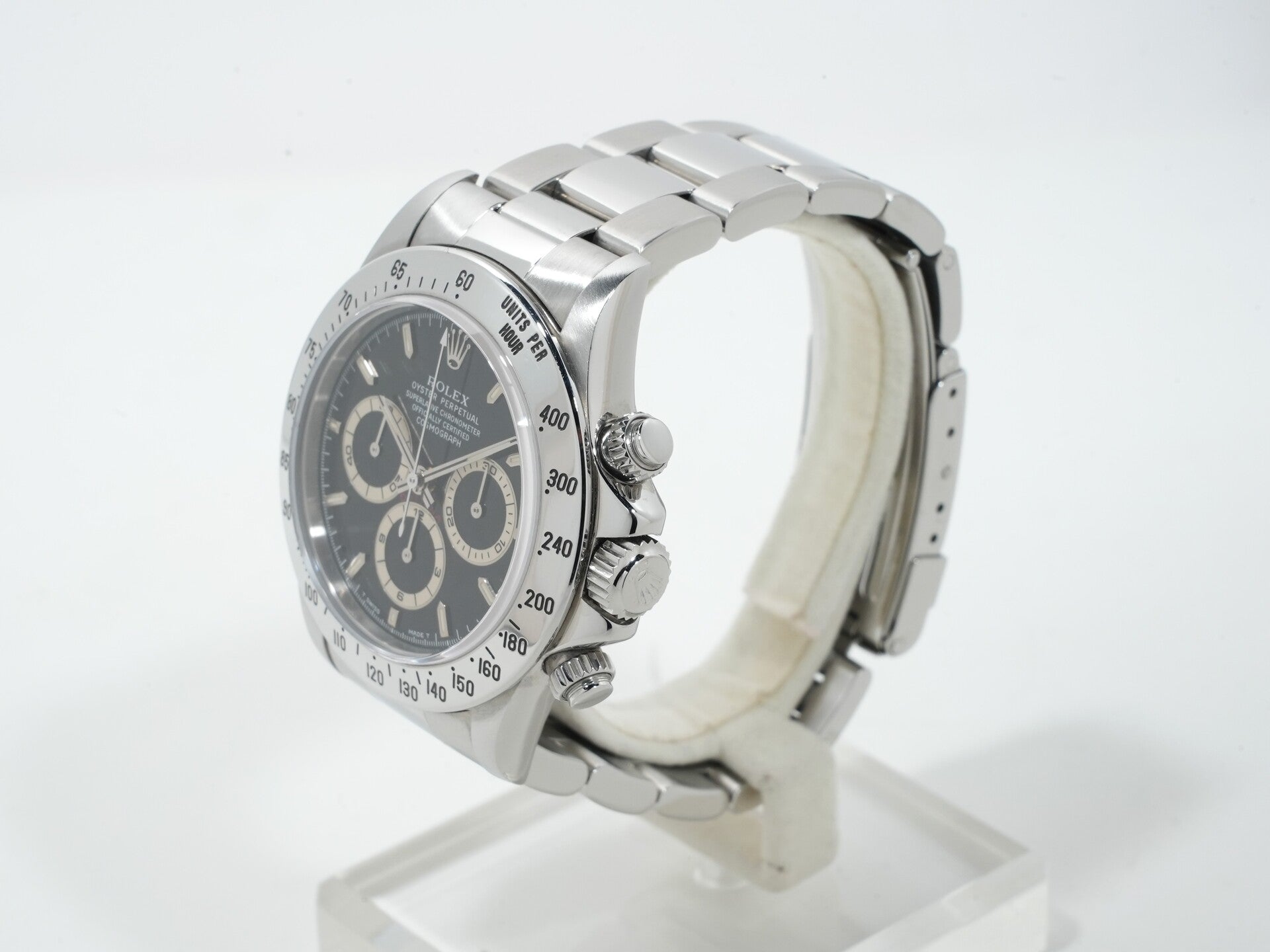 Rolex Daytona El Primero Ref. 16520 Stainless Steel Black Dial Pre-owned 6odnnmc7